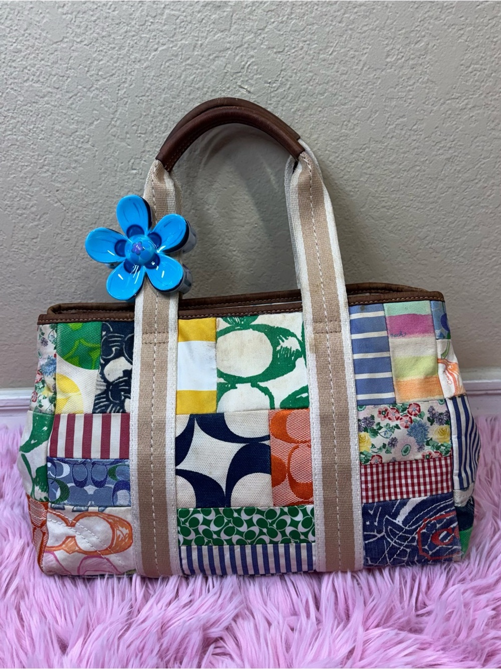 Coach patchwork tote bag - Picture 6 of 9